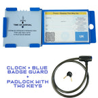 Blue Badge Disabled Holder Guard With Parking Time (Not Folding)