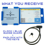 Blue Badge Disabled Holder Guard With Parking Time (Not Folding)