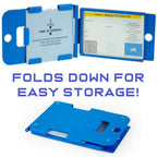 Folding Blue Badge Disabled Holder Guard With Parking Time Clock